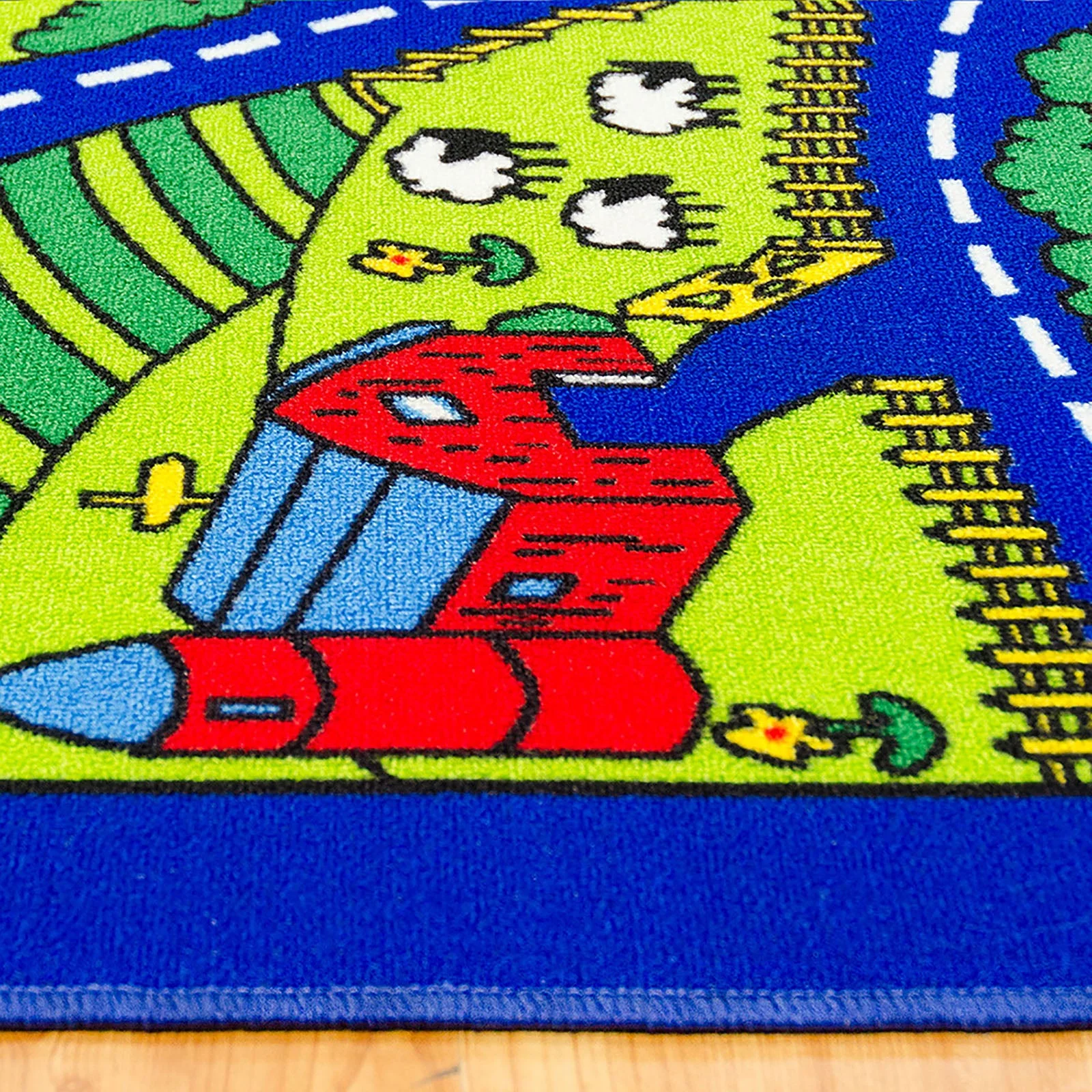 Abbey Multi Color City Road Map 5' X 8' Area Rug - Image 3