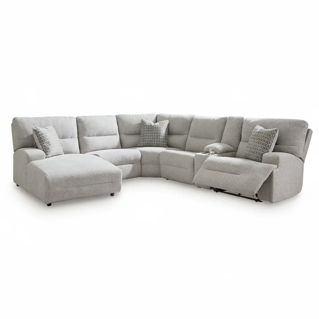 Acklen Place 6-Piece Power Reclining Sectional with Chaise - Image 2
