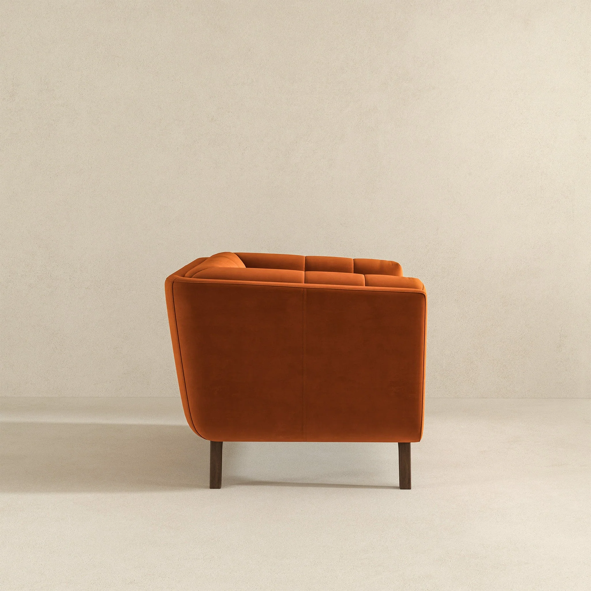 Addison Lounge Chair (Burnt Orange Velvet) - Image 5
