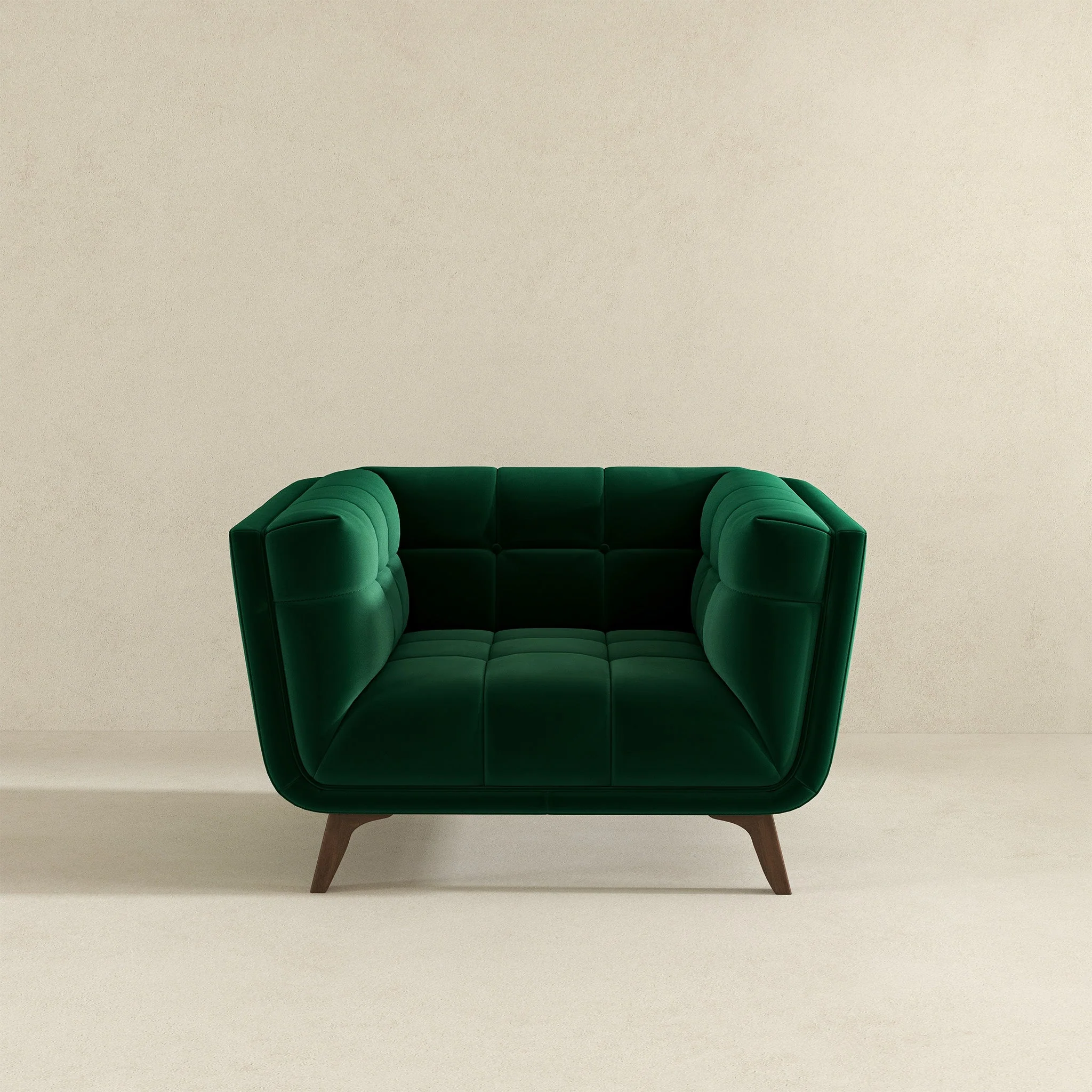 Addison Lounge Chair (Dark Green Velvet) - Image 4