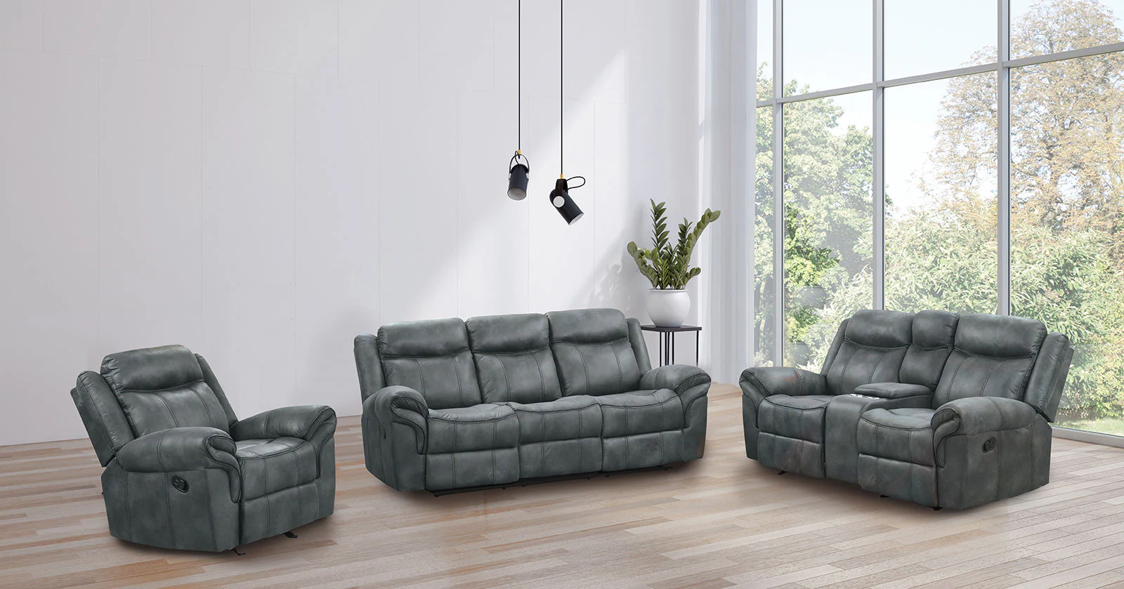 Agata Dark Gray Chair - Image 2