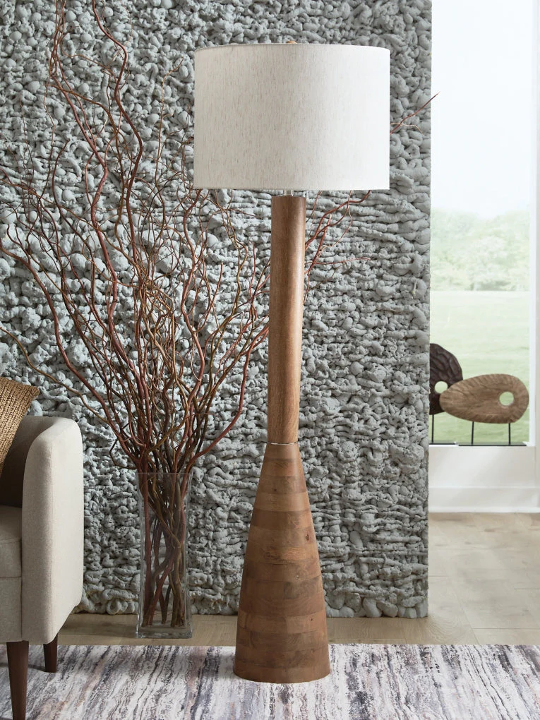 Ailsa Wood Floor Lamp - Image 2
