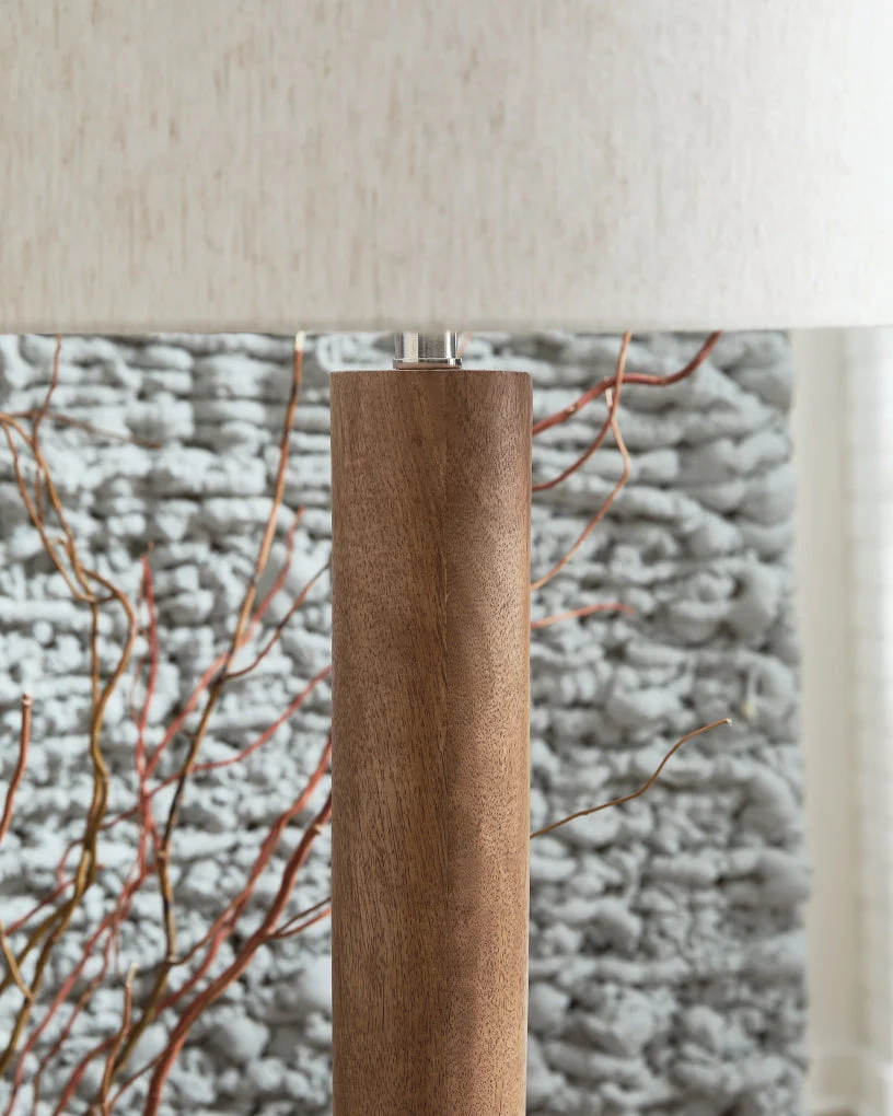 Ailsa Wood Floor Lamp - Image 3