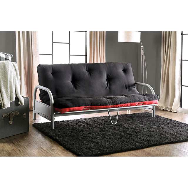 Aksel Black/Red Futon Mattress - Image 4