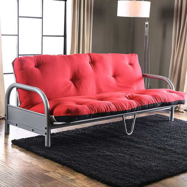 Aksel Black/Red Futon Mattress - Image 6
