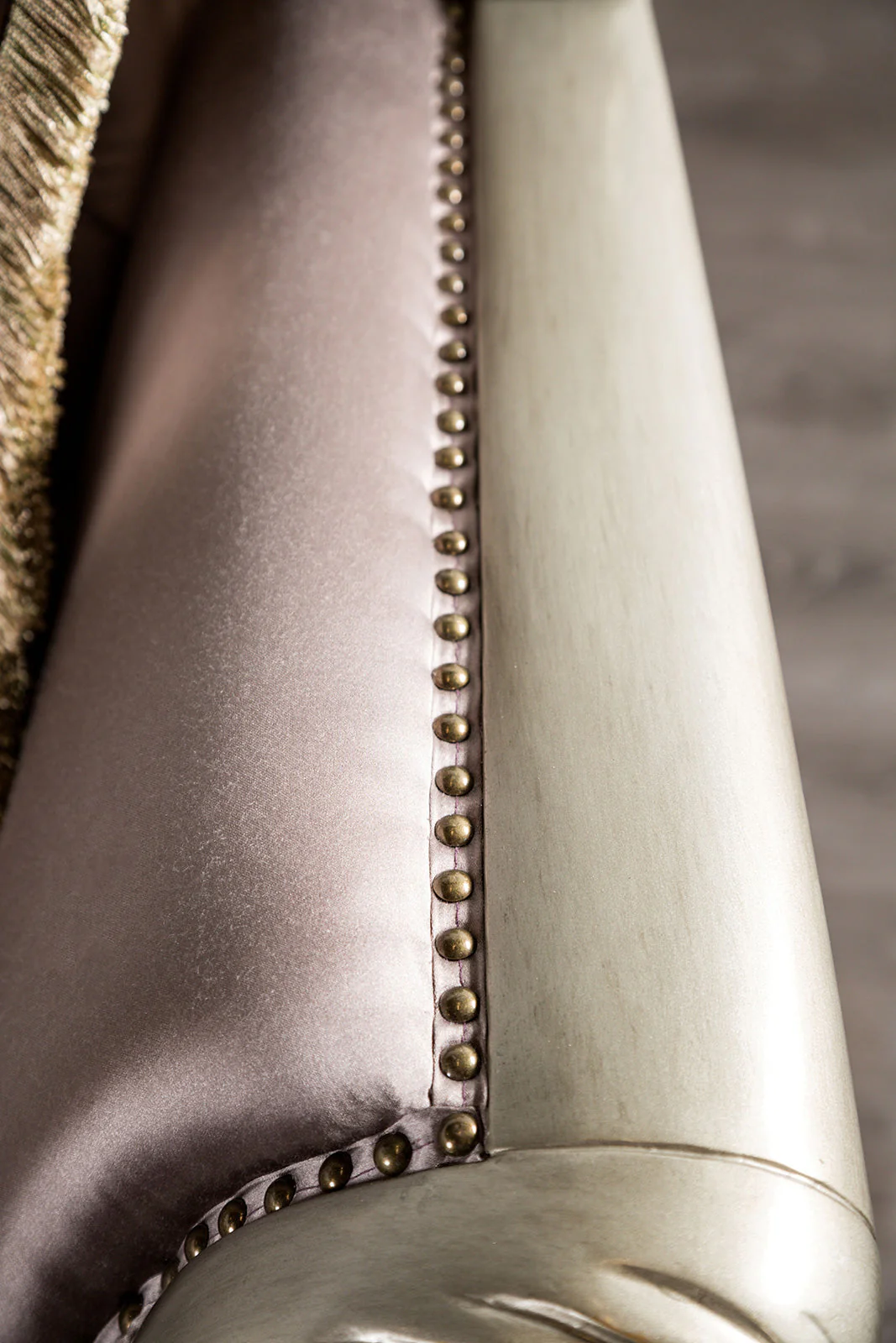 Albacete Champagne & Purple Velvet Chair - Image 5