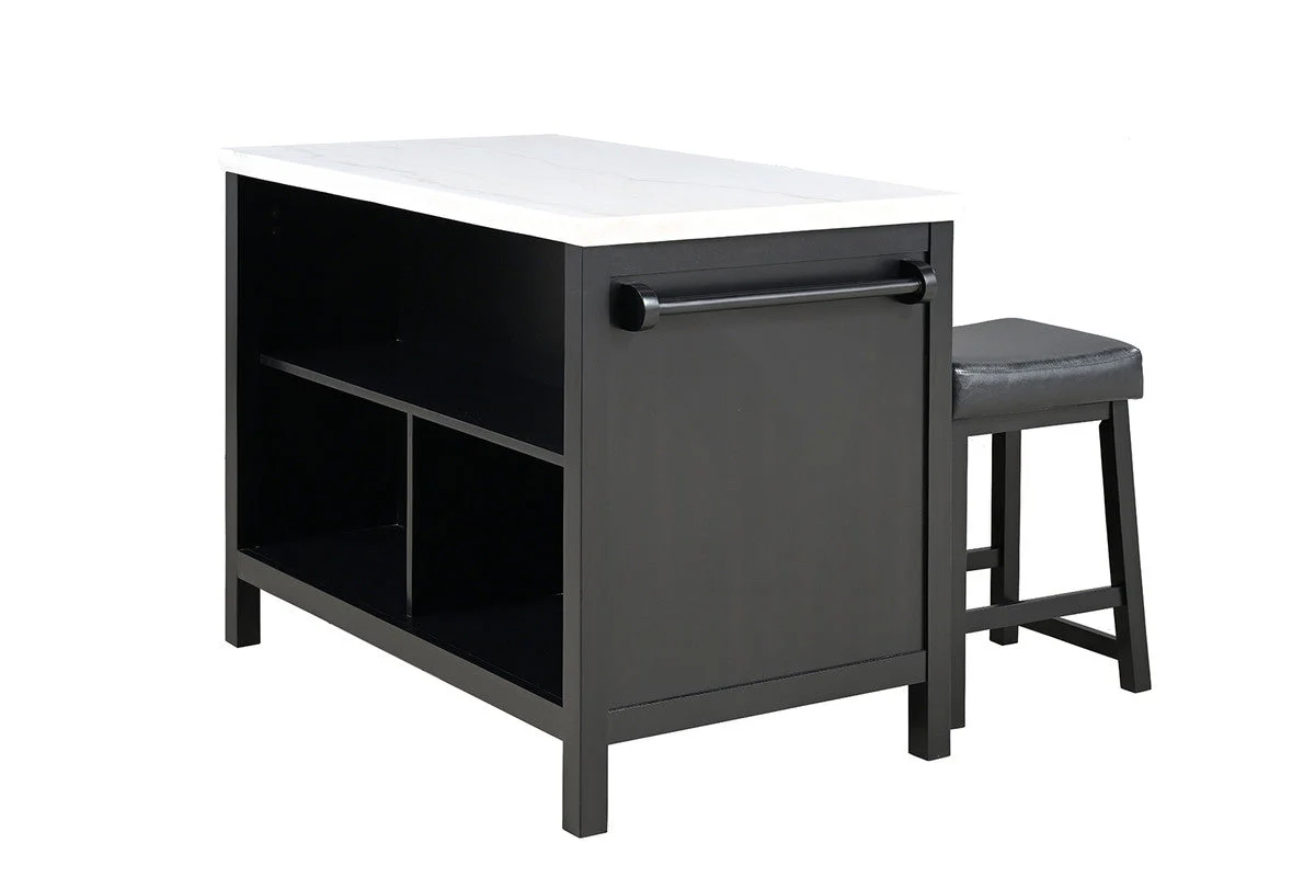 Albergo Black 3 Pc. Bar Table Set - Image 6