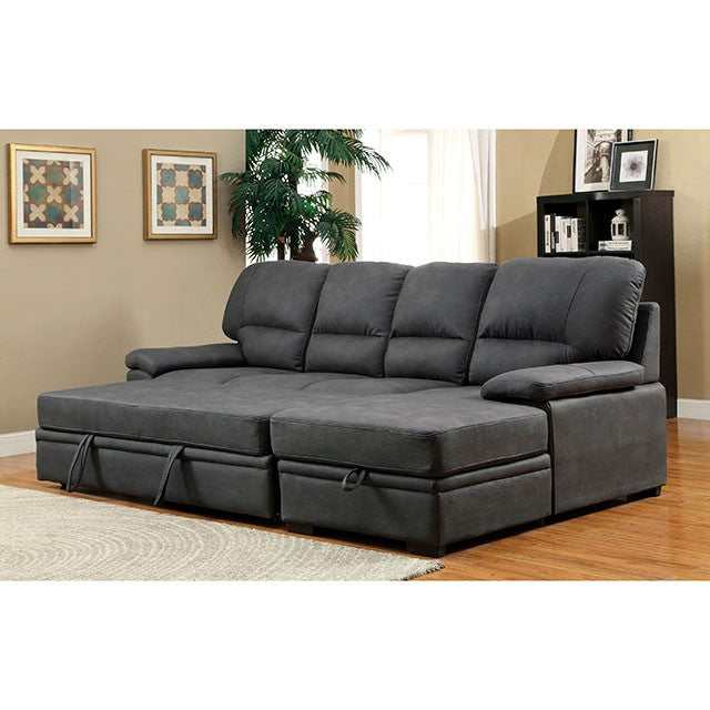Alcester Graphite Sectional w/ Sleeper - Image 4