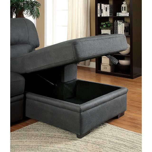 Alcester Graphite Sectional w/ Sleeper - Image 7