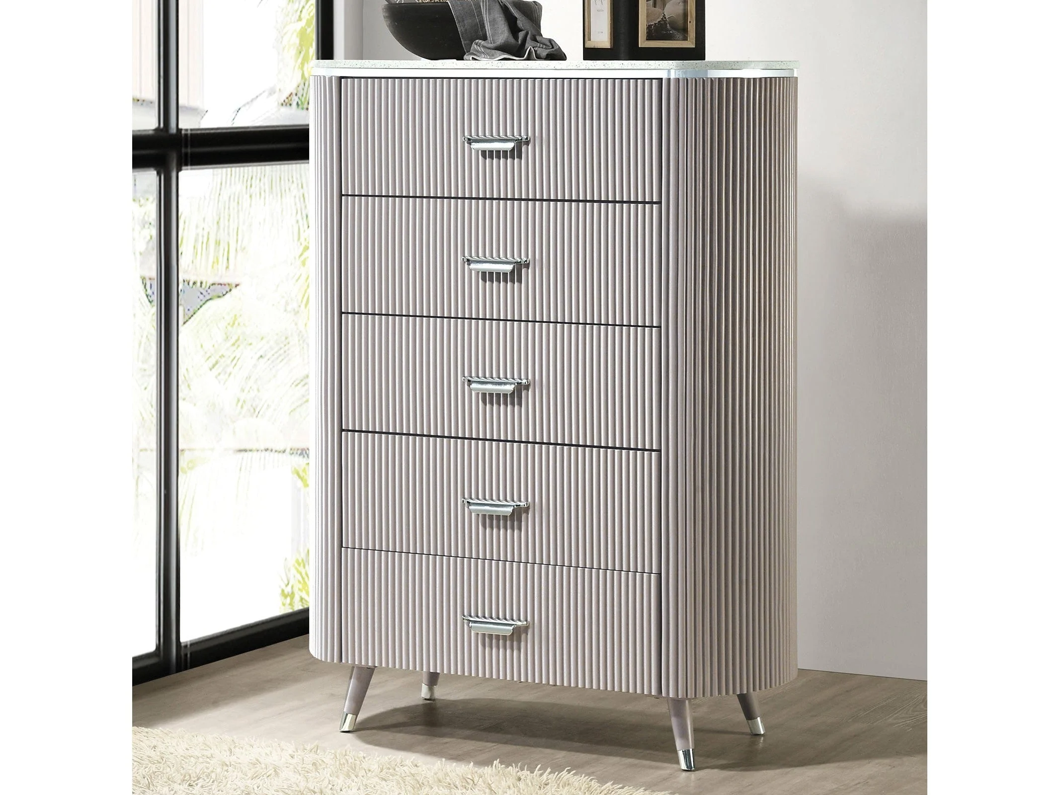 Aldridge Light Gray Chest