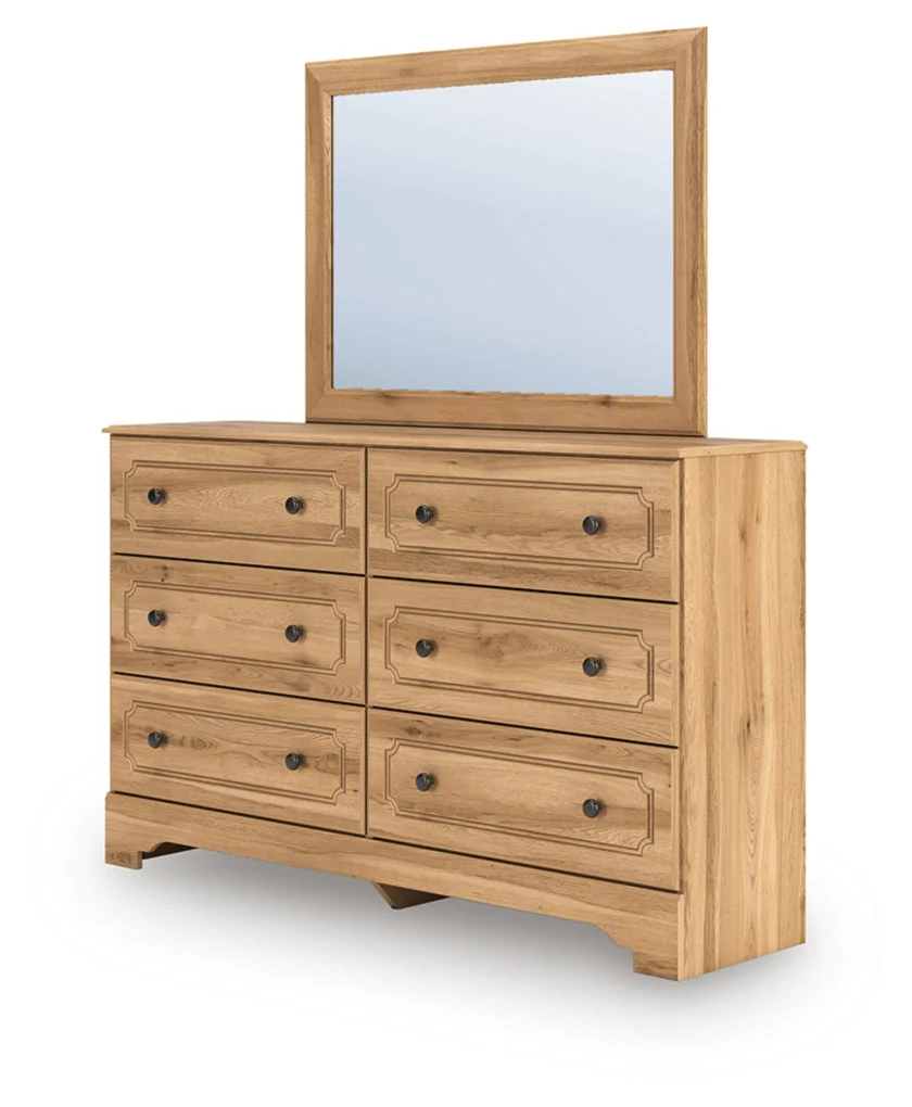 Aleaport Full Panel Bed with Mirrored Dresser - Image 7