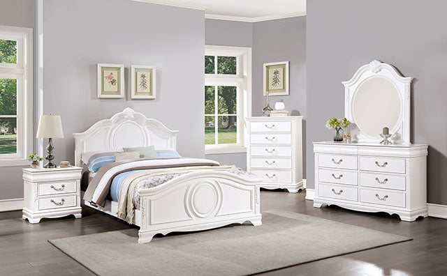 Alecia White Twin Bed - Image 2