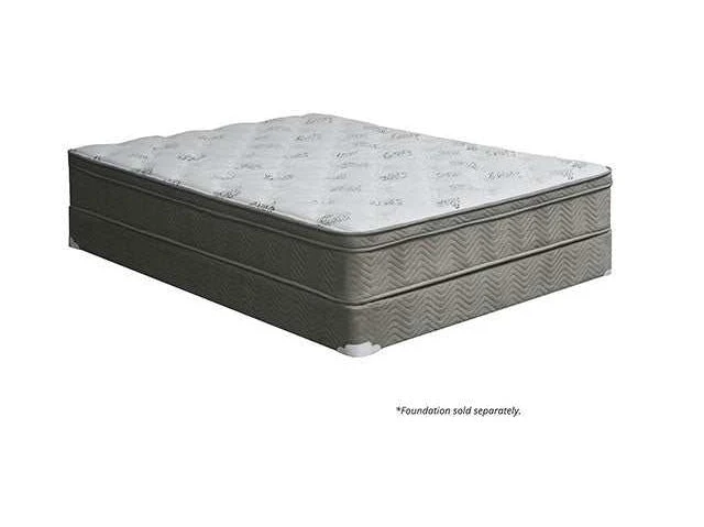 Aleksa White/Gray 11" Euro Top Eastern King Mattress