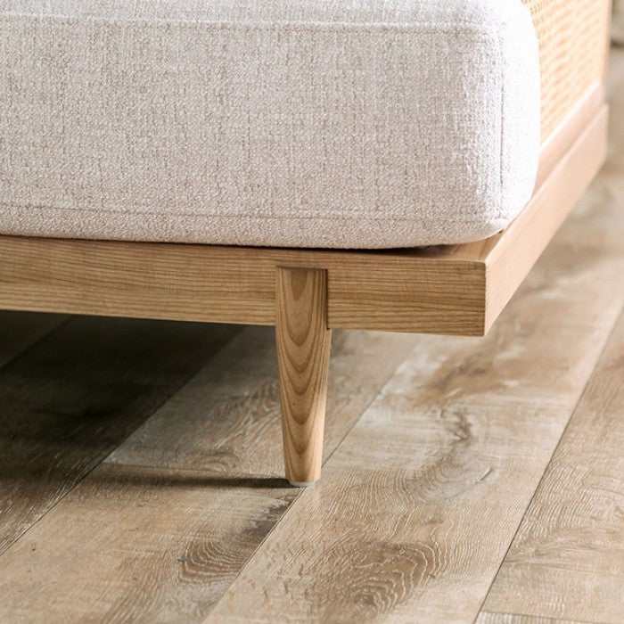 Alesund Beige & Light Oak Chair - Image 5