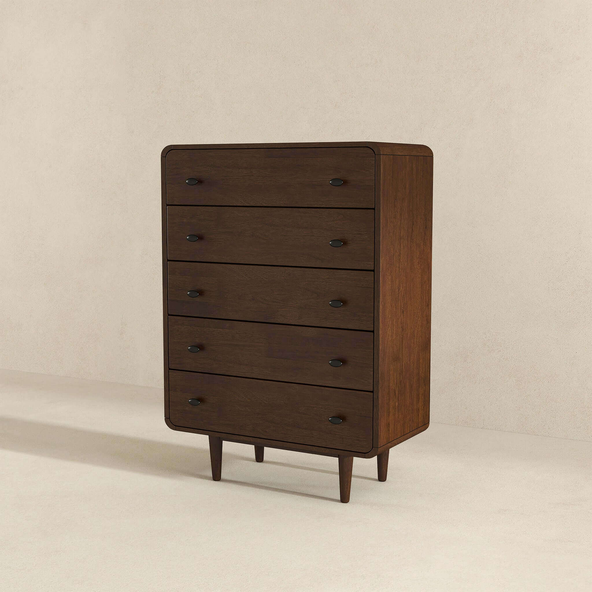 Alexa Mid Century Modern Dresser 5 Drawer - Image 5