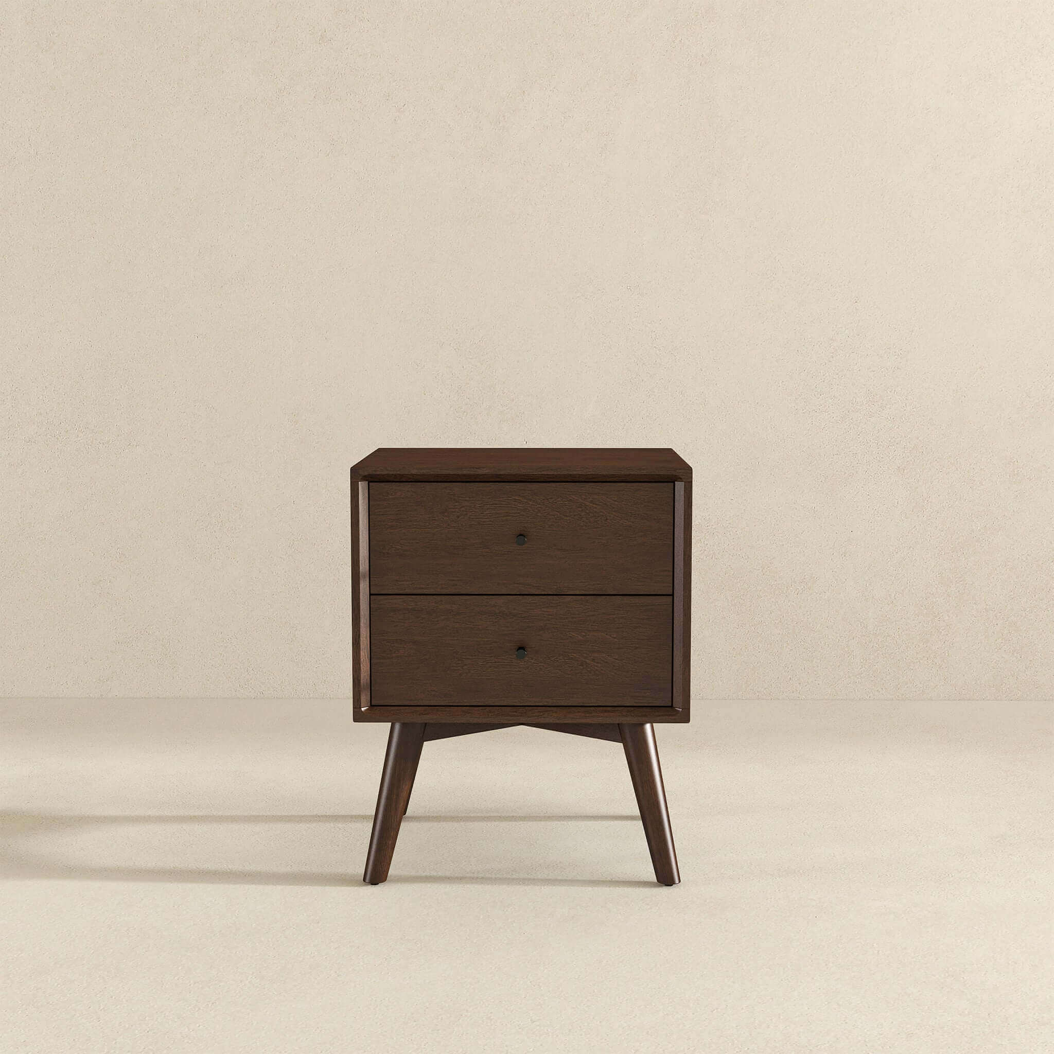 Alexa Mid Century Modern Style Night Stand 2-Drawer - Image 6