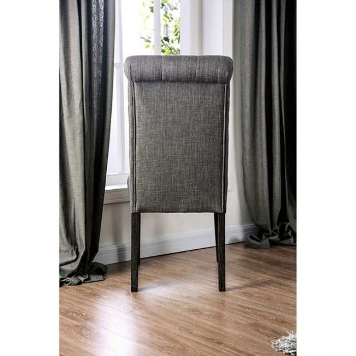 Alfred Antique Black & Gray Side Chair (Set of 2) - Image 8