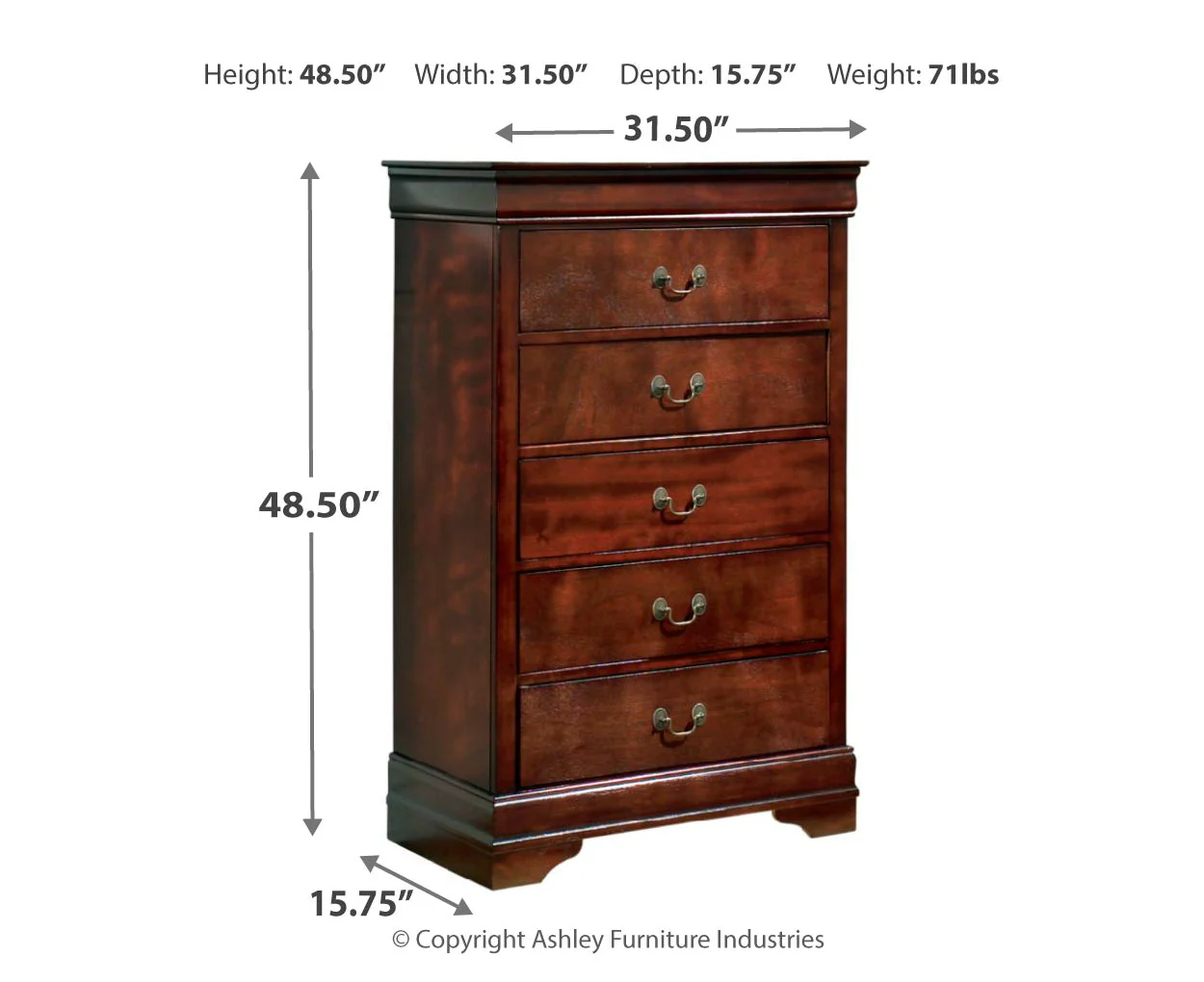 Alisdair Dresser & Chest - Image 7