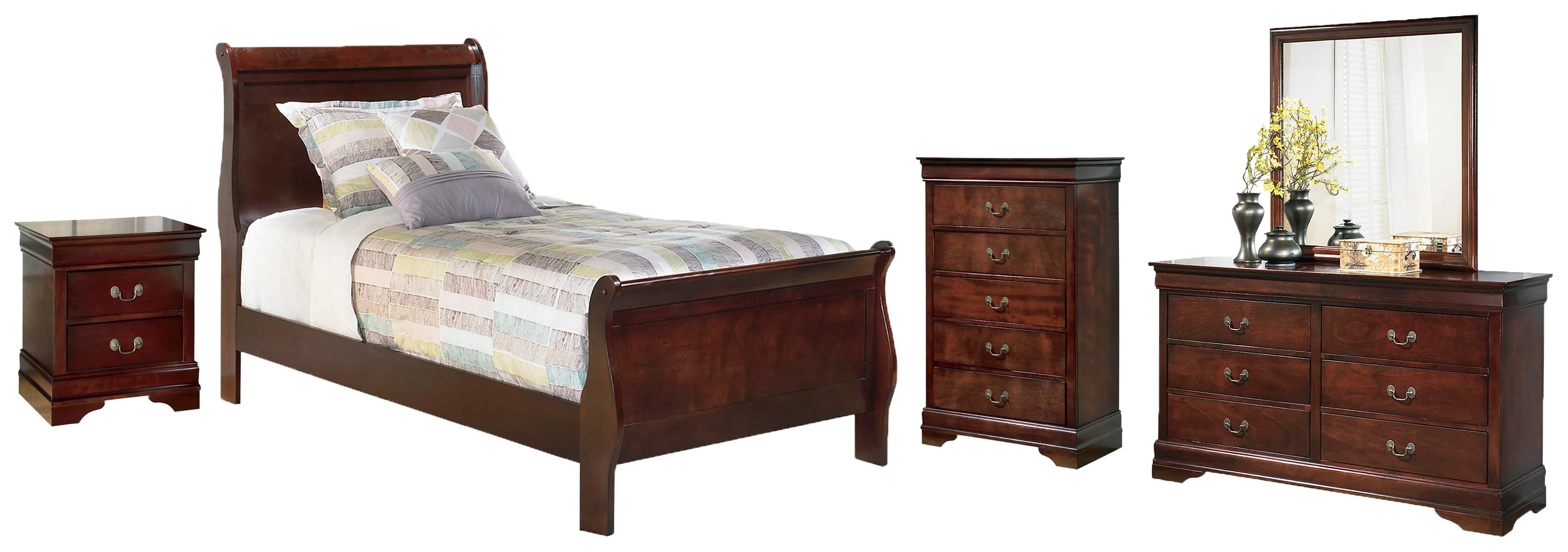 Alisdair Sleigh Bed Bedroom Set - Image 12