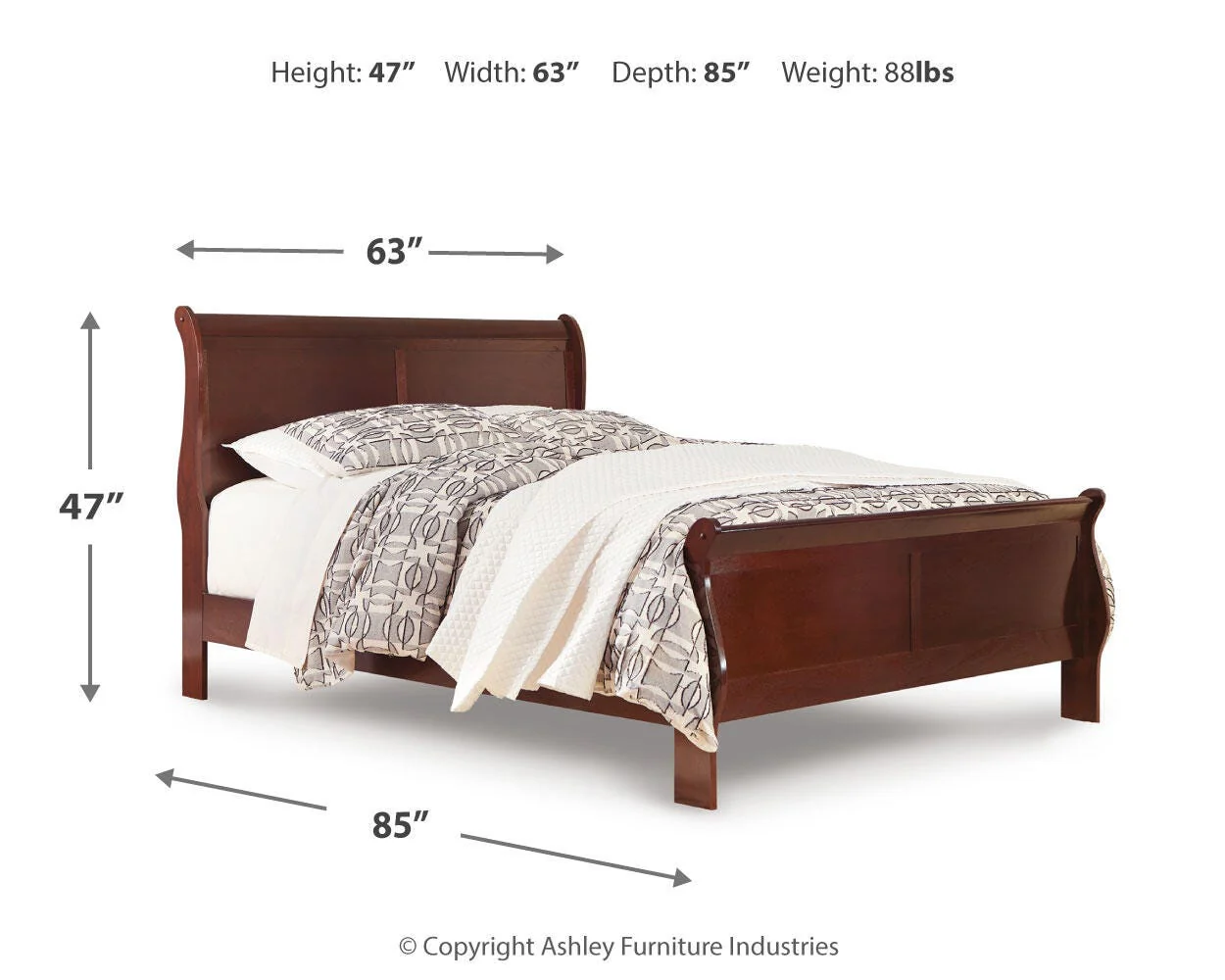 Alisdair Sleigh Bed Bedroom Set - Image 26