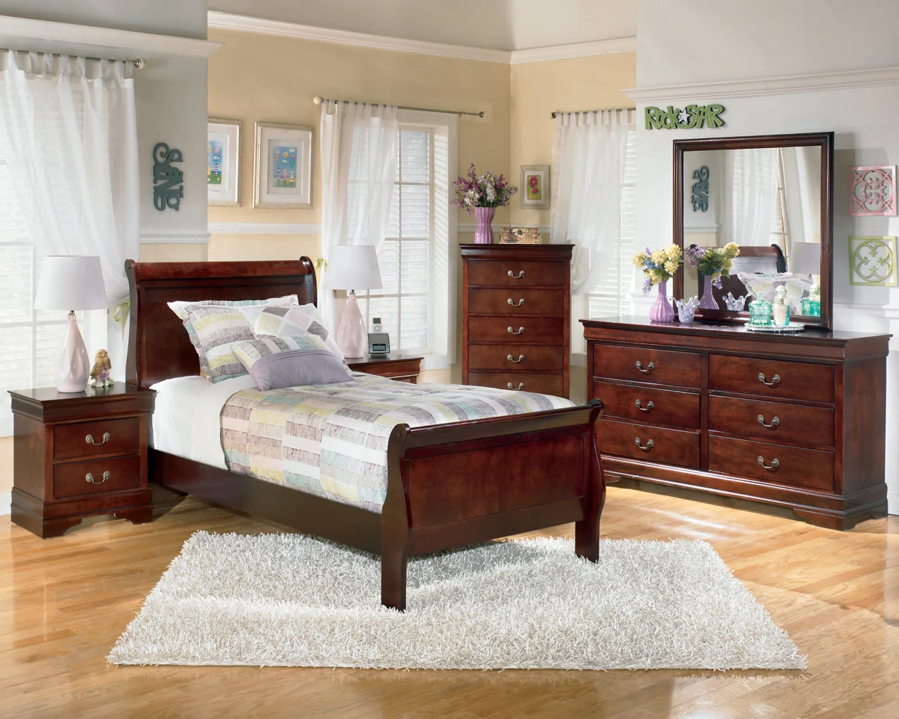 Alisdair Two Drawer Night Stand - Image 8