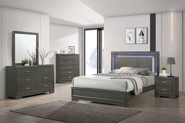 Alison Dark Walnut Full Bed - Image 2