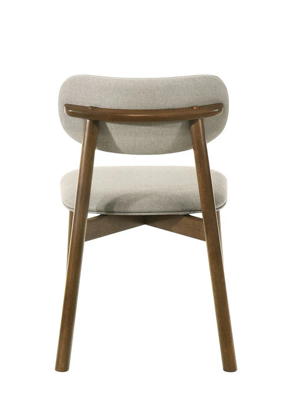 Alnwick Walnut/Beige Side Chair (Set of 2) - Image 5