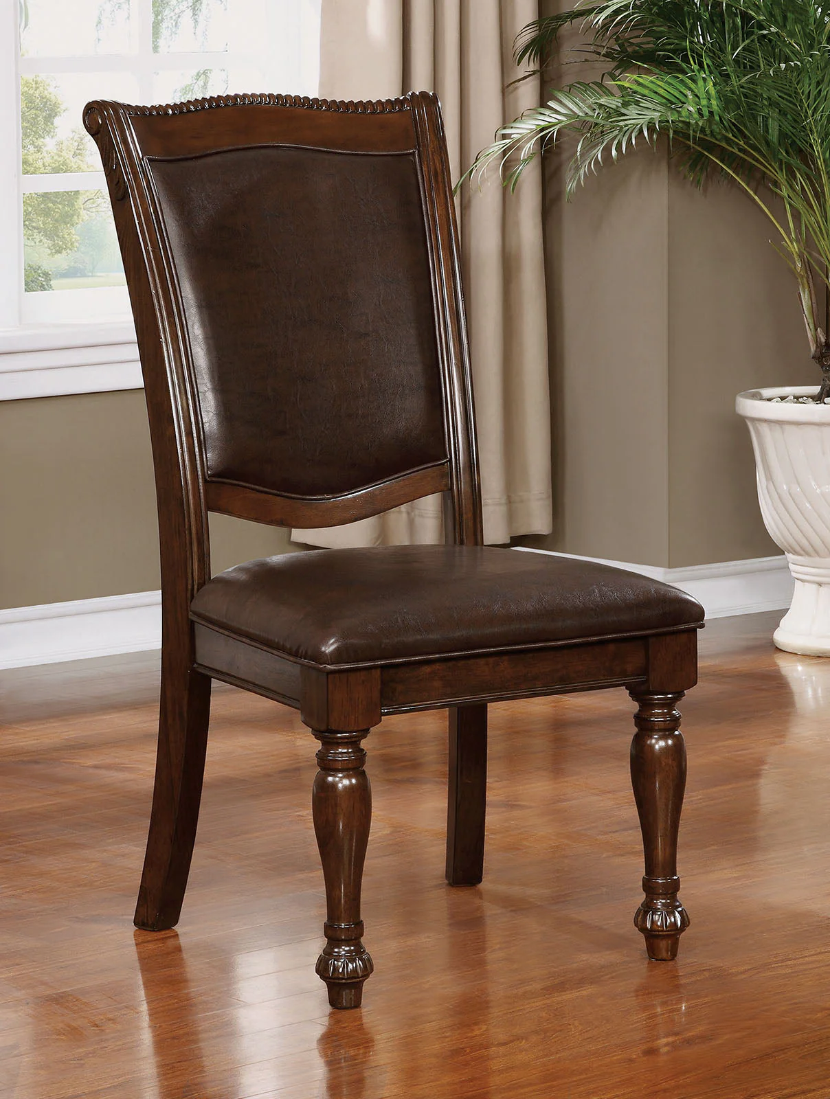 Alpena Brown Cherry 7 Pc. Dining Room Set - Image 4