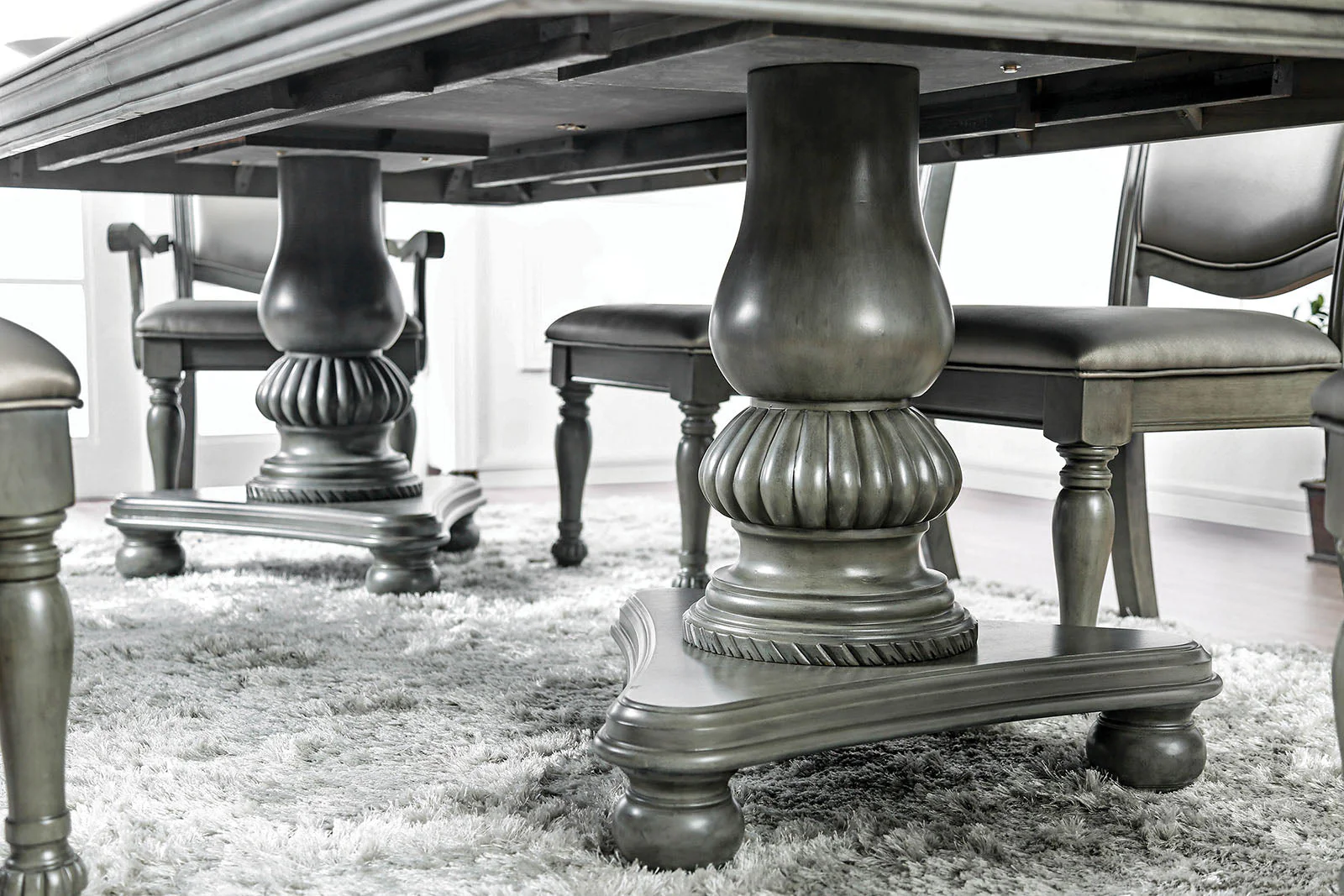 Alpena Gray 7 Pc. Dining Room Set - Image 3