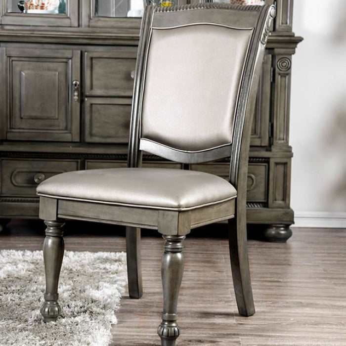 Alpena Gray/Silver Side Chair (Set of 2) - Image 2