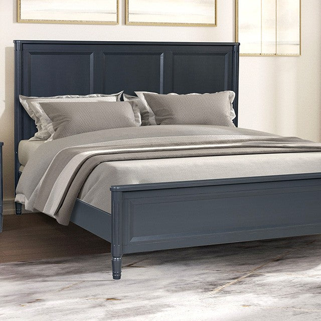 Altamira Malta Blue Queen 5 Piece Bedroom Set w/Chest - Image 2
