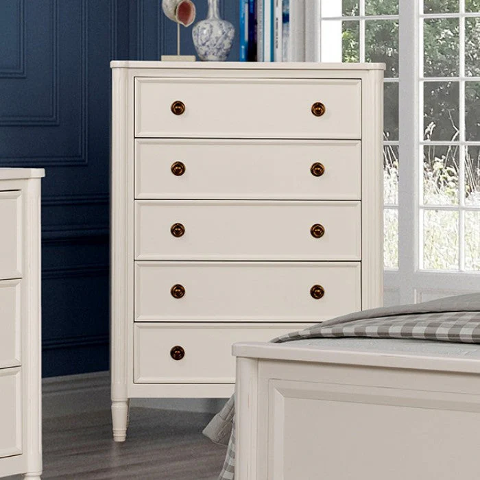 Altamira White Queen 5 Piece Bedroom Set w/Chest - Image 4