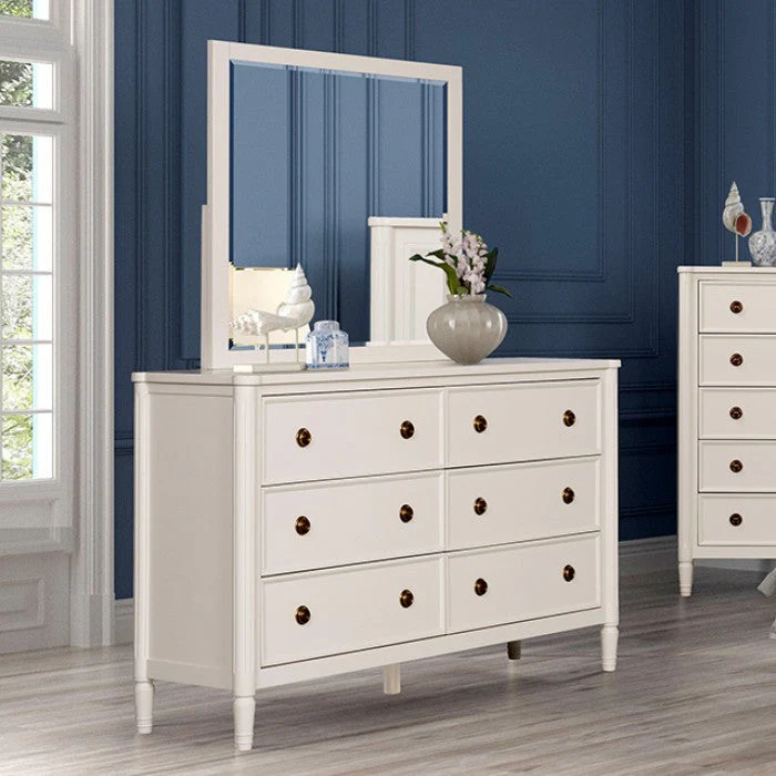 Altamira White Queen 5 Piece Bedroom Set w/Chest - Image 7