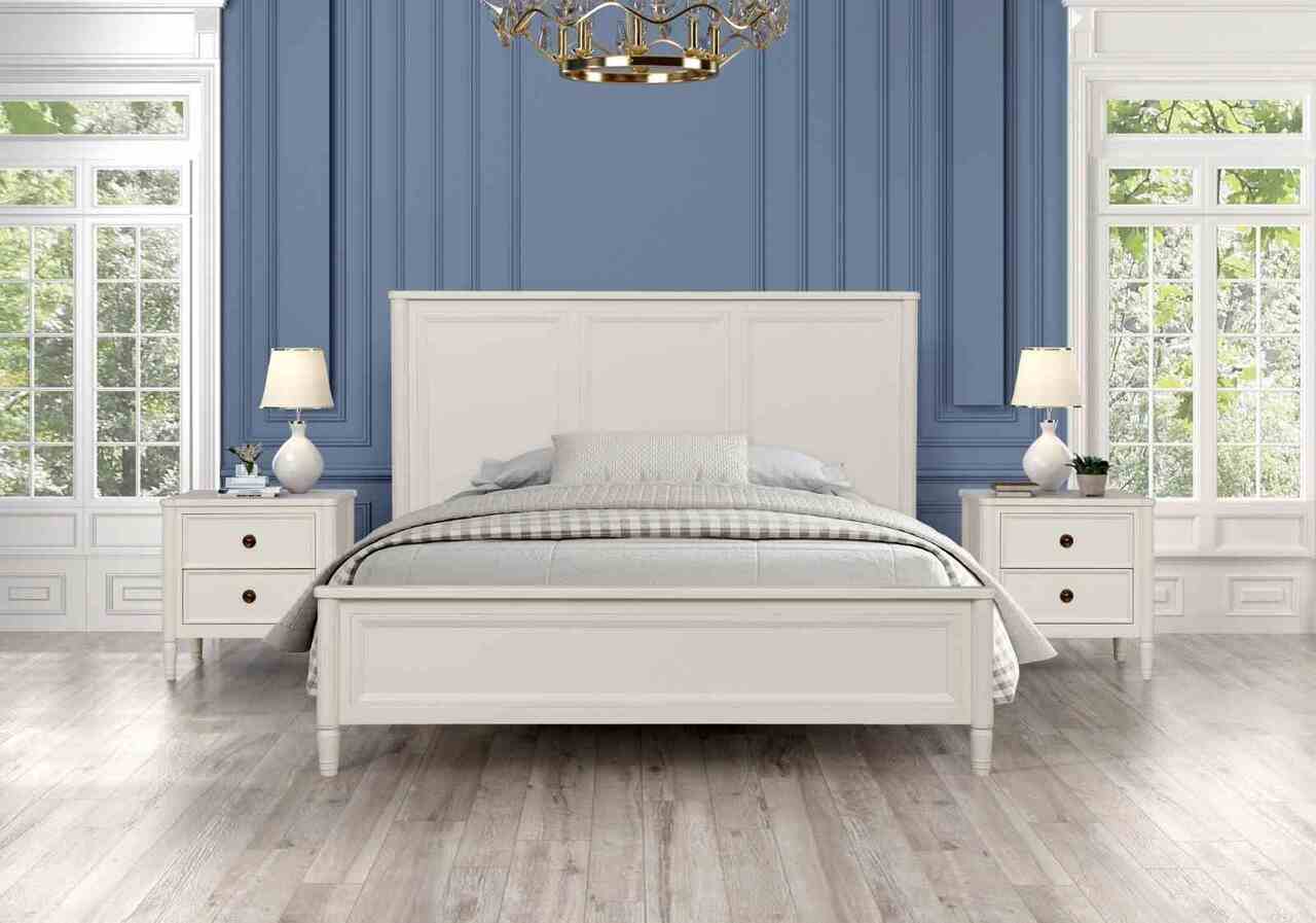 Altamira White Queen Bed - Image 3