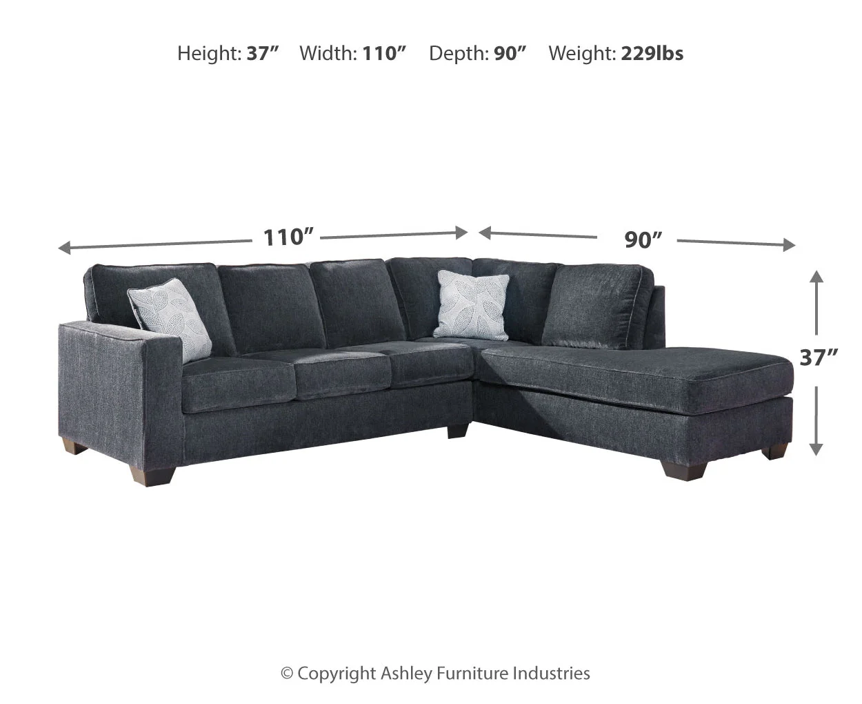 Altari 2-Piece Sectional with Chaise - Image 5