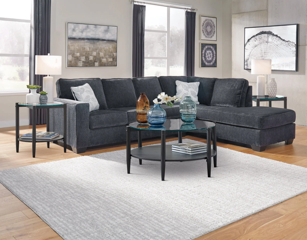 Altari 2-Piece Sleeper Sectional with Chaise - Image 6