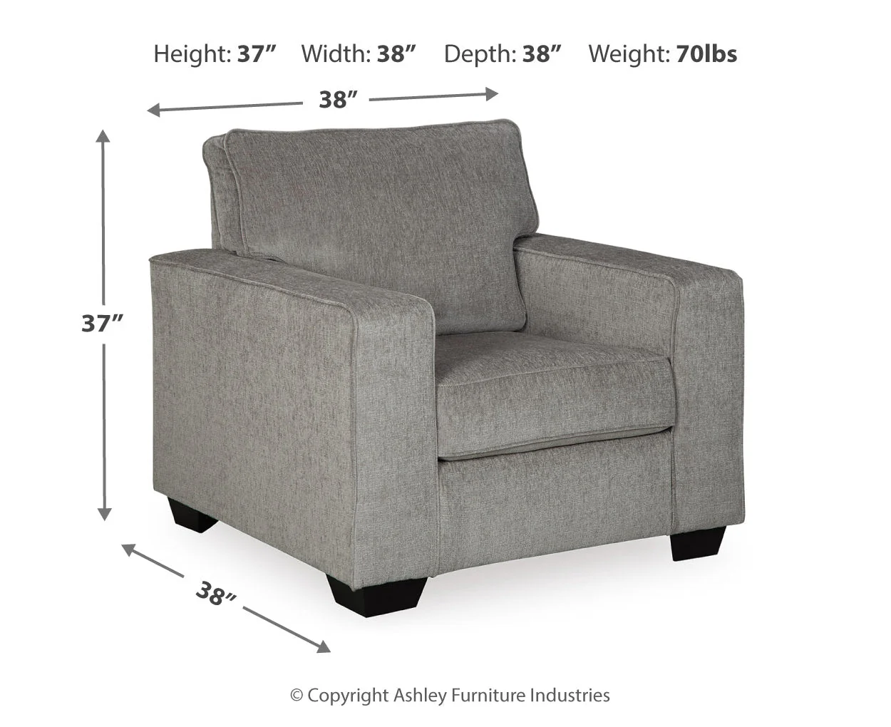 Altari Chair and Ottoman - Image 12