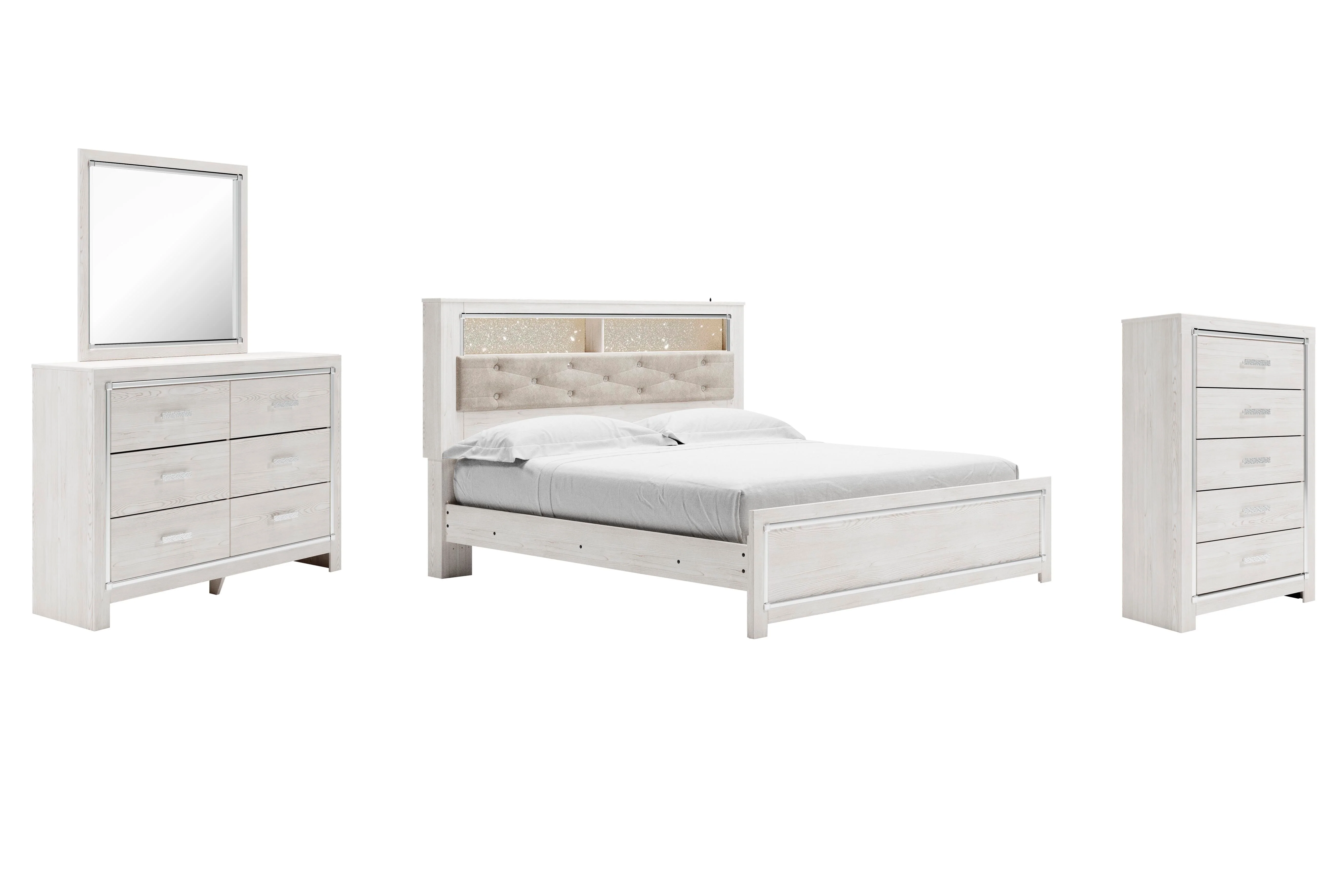 Altyra Panel Bookcase Bed Bedroom Set - Image 7