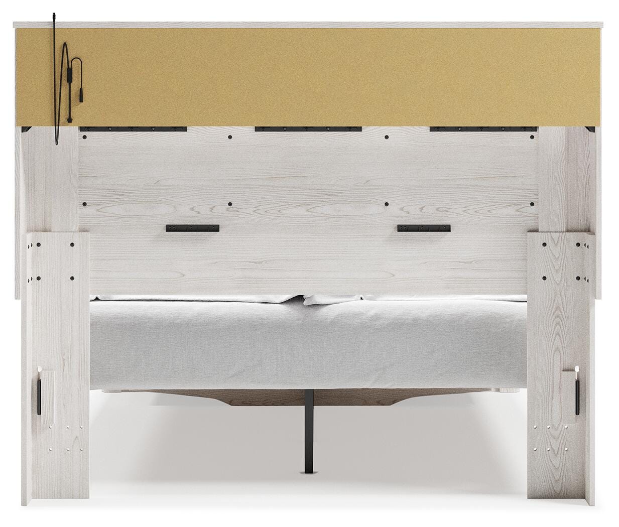 Altyra Upholstered Bookcase Bed with Storage - Image 12