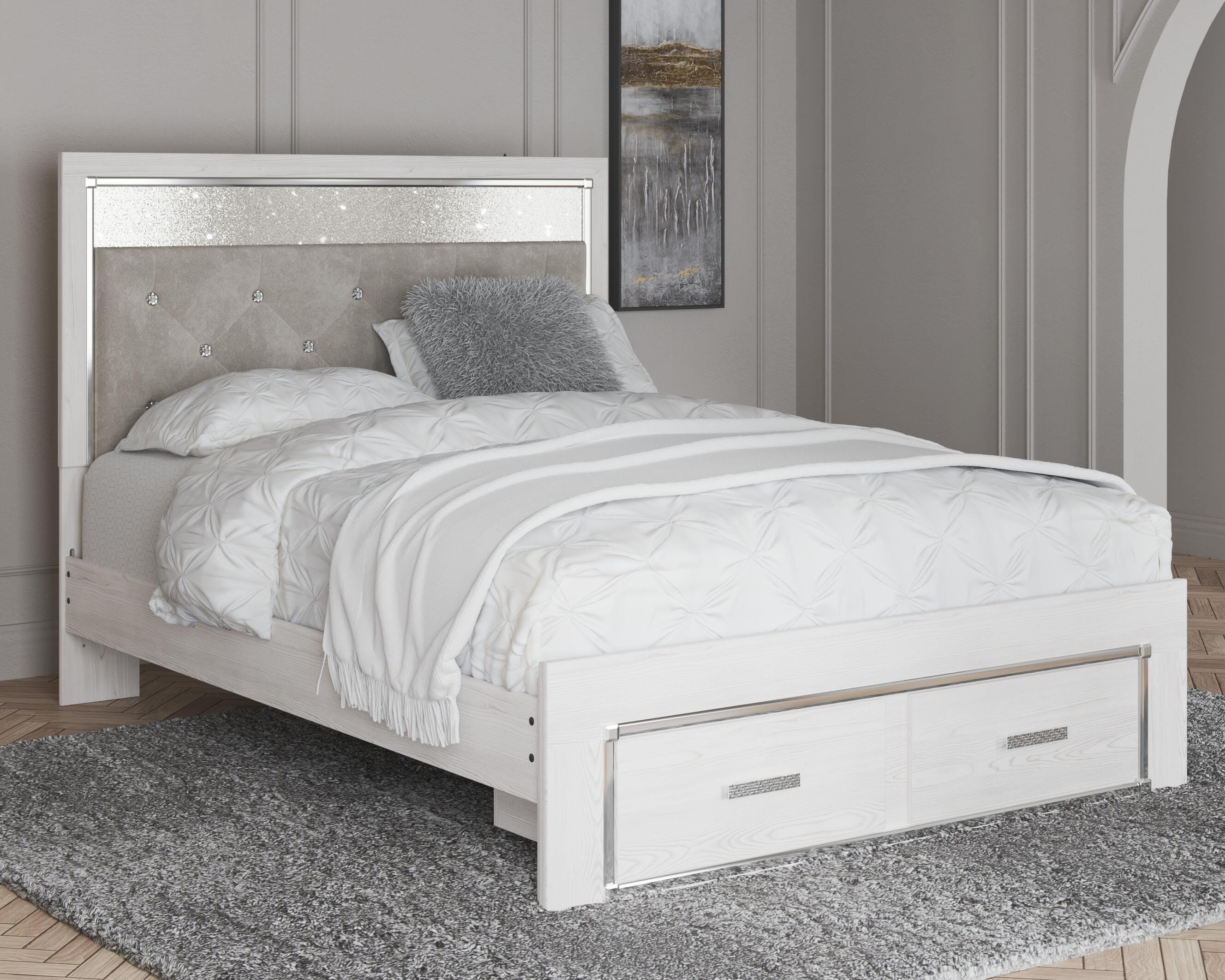 Altyra Upholstered Storage Bed Bedroom Set - Image 8