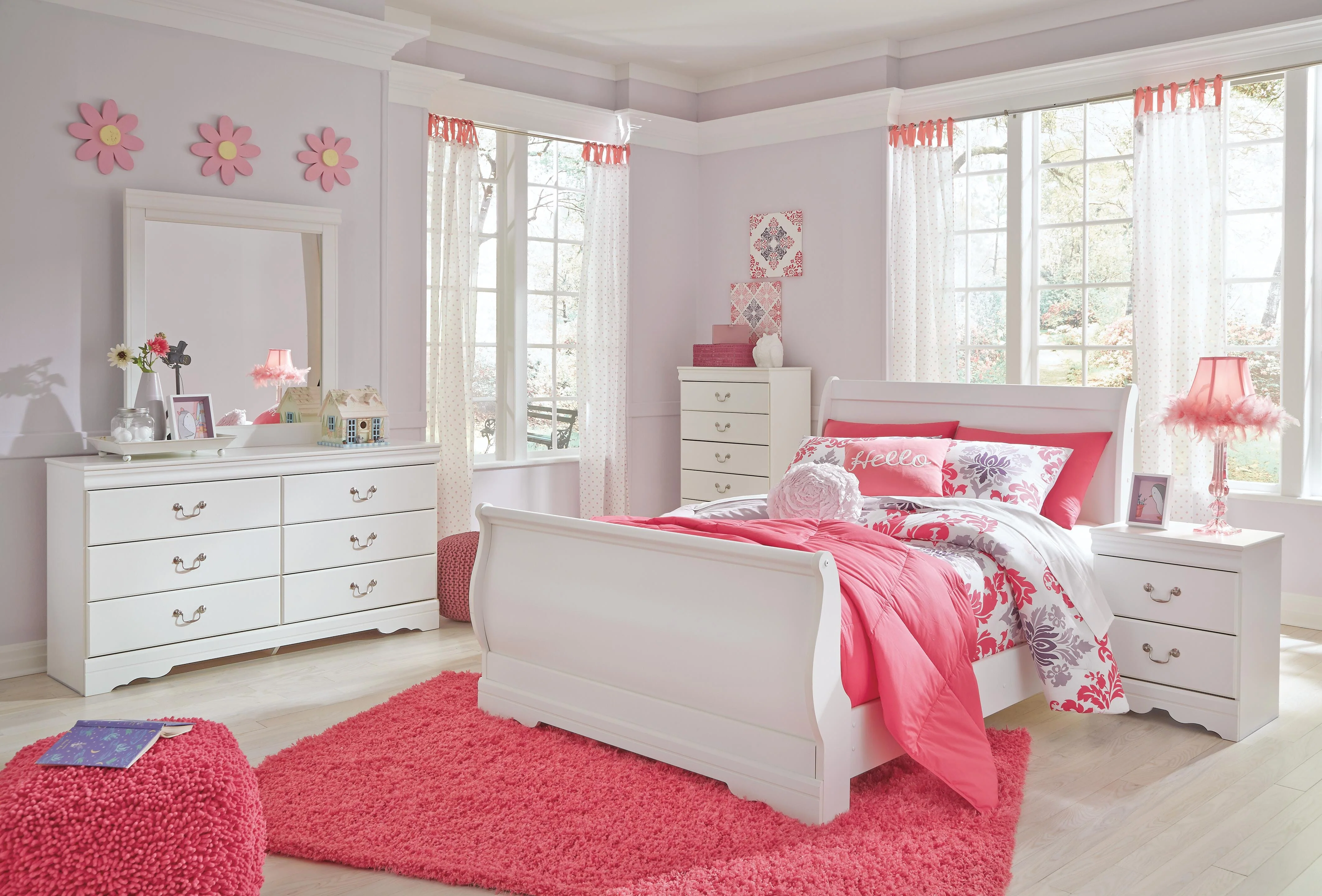 Anarasia Sleigh Bed - Image 7