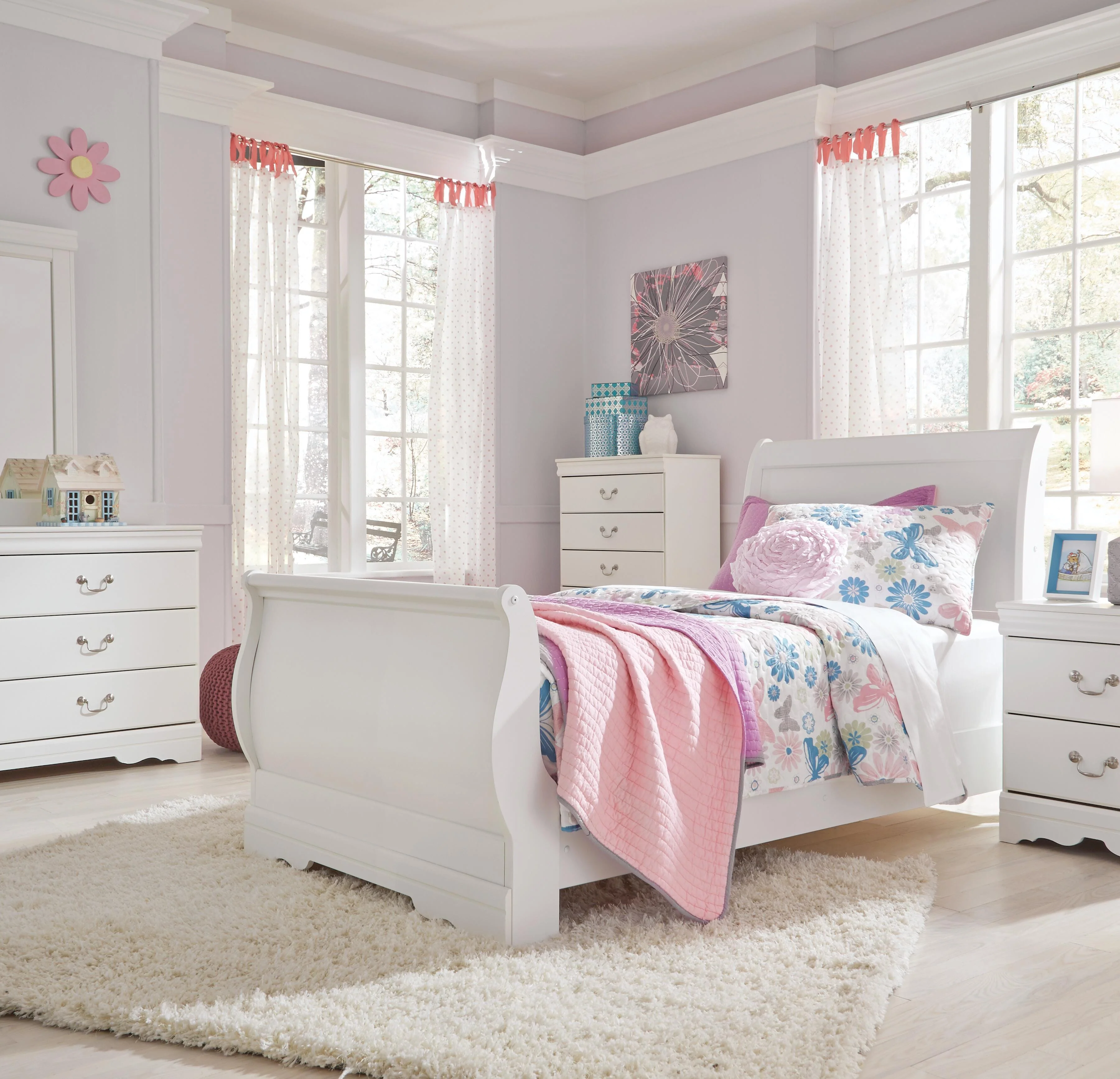 Anarasia Sleigh Bed - Image 9