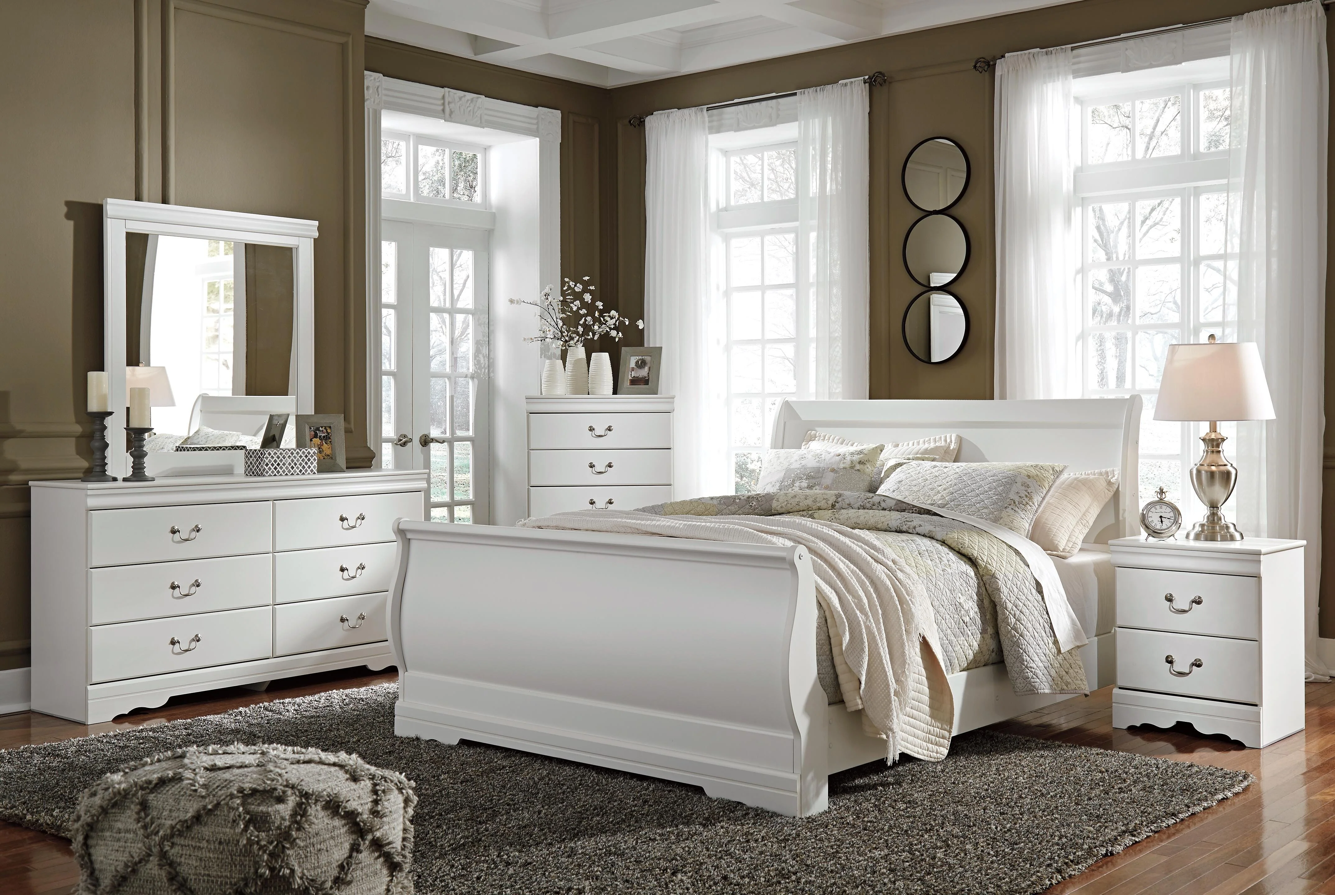 Anarasia Sleigh Bed Bedroom Set - Image 15
