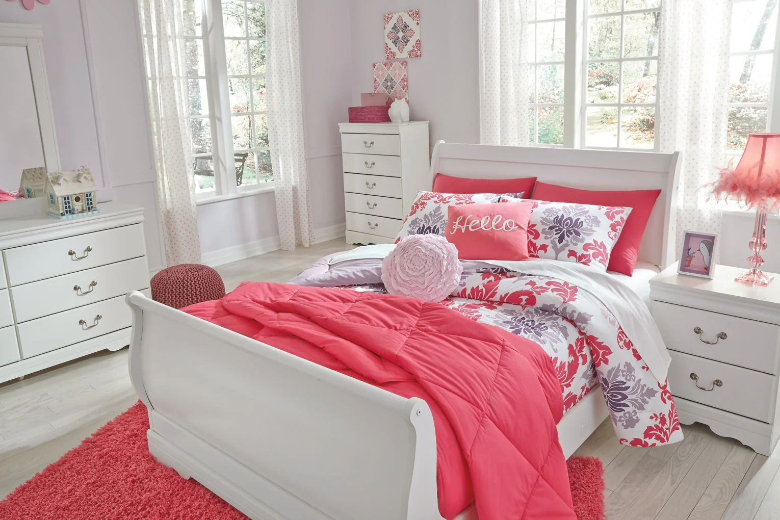 Anarasia Sleigh Headboard - Image 10