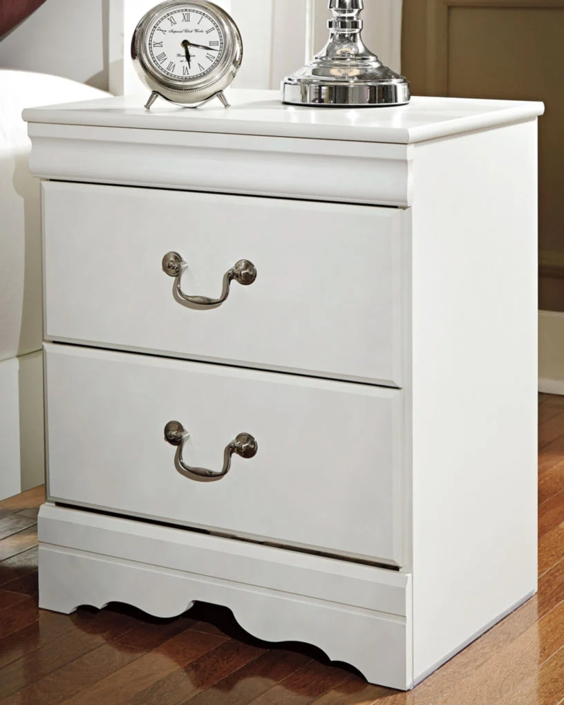 Anarasia Two Drawer Night Stand - Image 2
