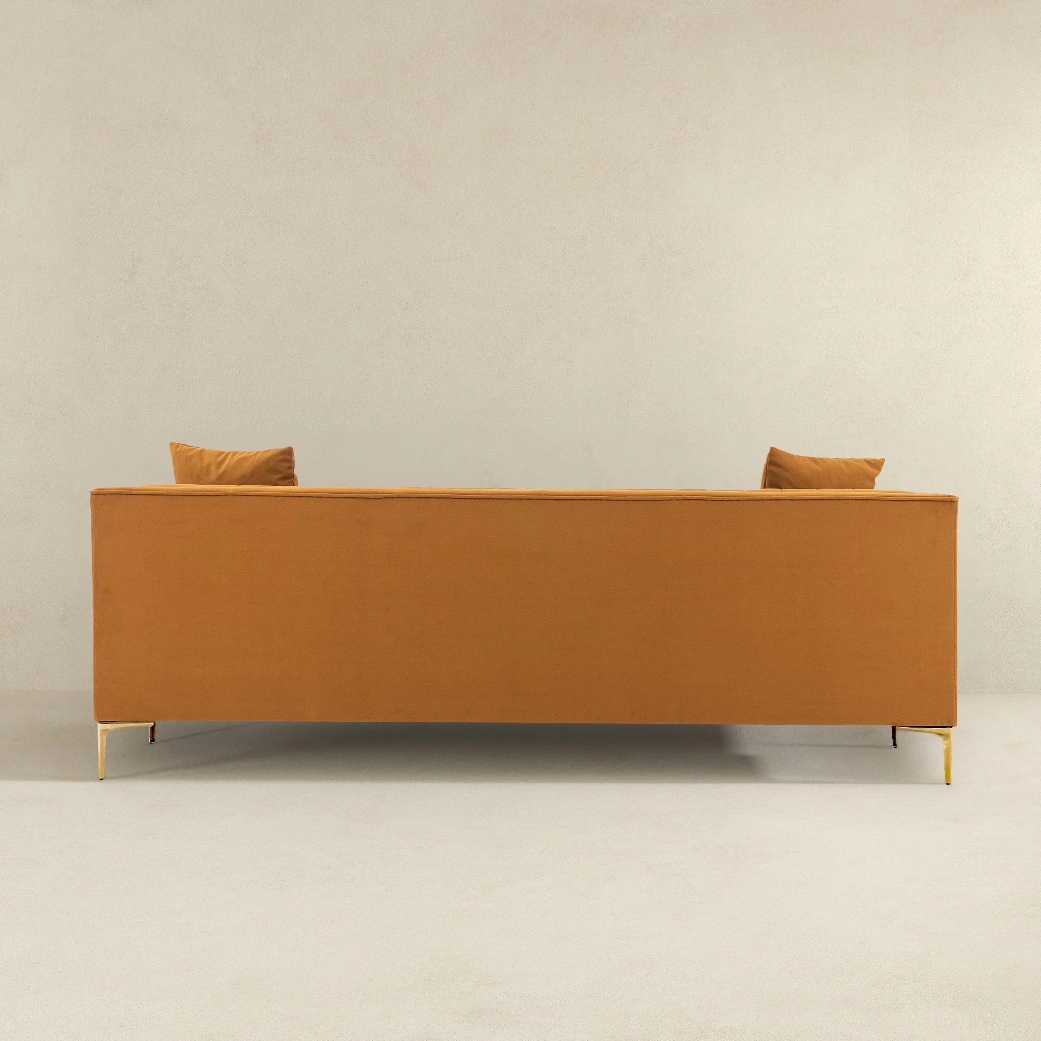 Angelina Sofa 91" (Cognac Velvet) - Image 6