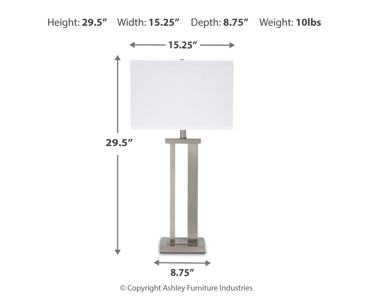 Aniela Metal Table Lamp - Image 4