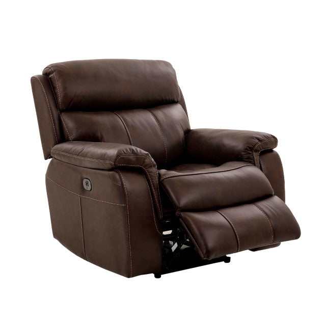 Antenor Brown Top Grain Leather Match Power Recliner - Image 2