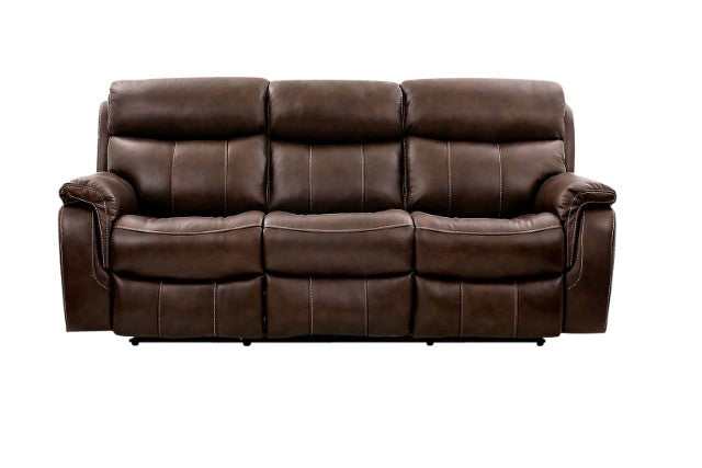 Antenor Brown Top Grain Leather Match Power Reclining Sofa - Image 3