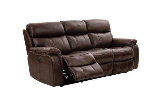 Antenor Brown Top Grain Leather Match Power Reclining Sofa - Image 4
